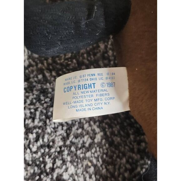 1987 California Raisin Plush Toy Window Hanger #A6 - Picture 5 of 6